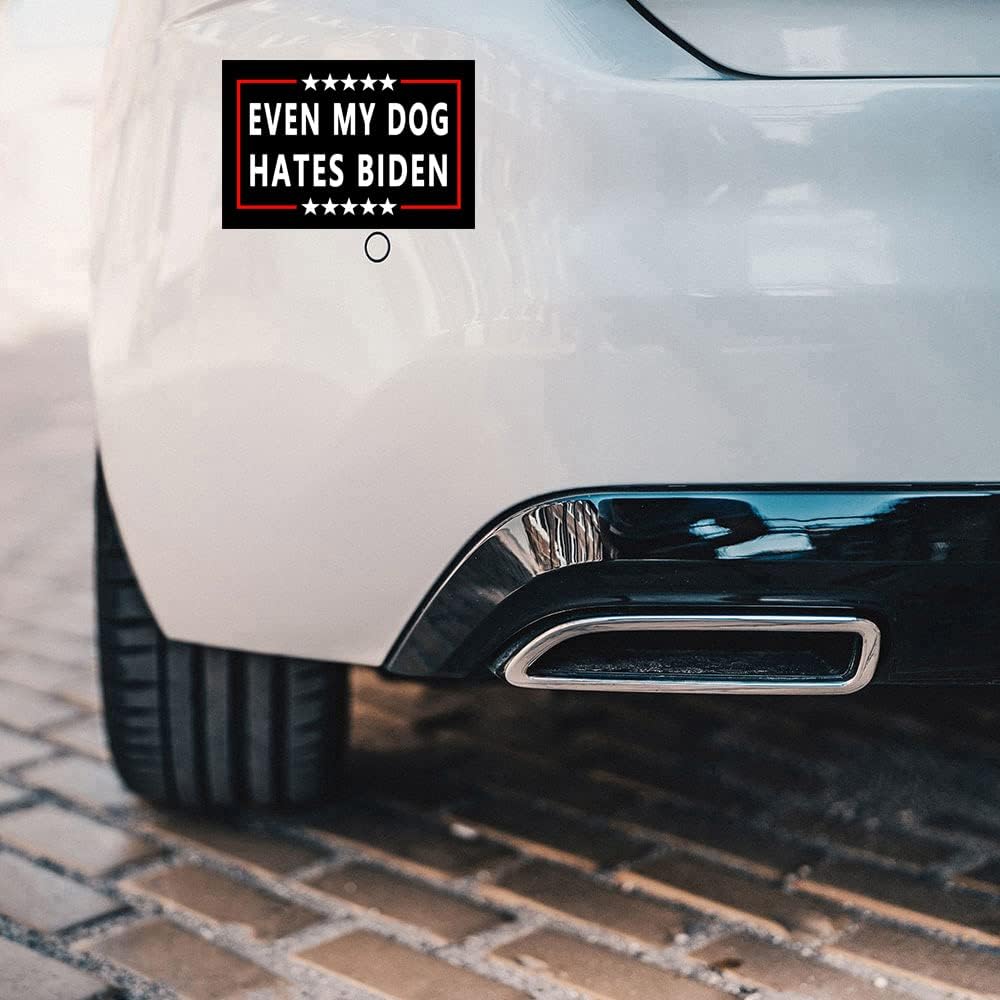 10 Pack Even My Dog Hates Biden Funny Anti Biden Humorous Sarcastic Political Joke Conservative Anti Liberal Pro America Stickers Laptop Bumper Decal Window Waterproof Car Stickers