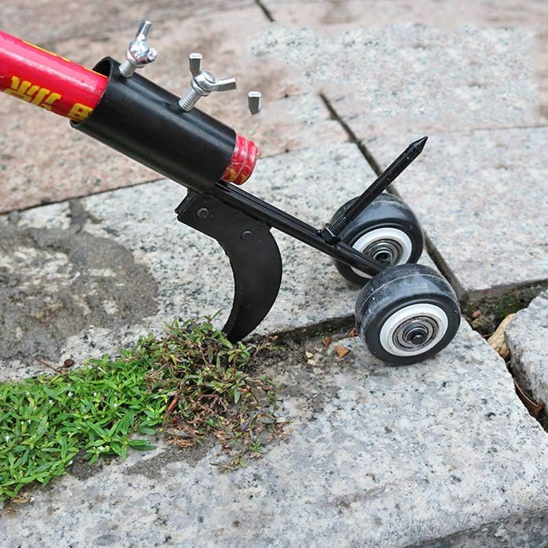 Crazy Weeds Double Wheel Weeding Hook Gap Weeding Tool Marauder 2023 Upgrade 2 Ways for Gap Weeding Garden Lawn