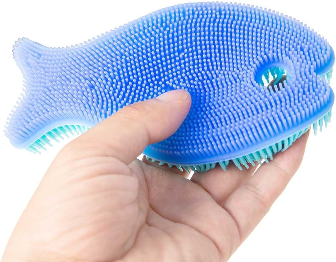 Silicone Fish Brush Sand Removal Silicone Sand Remover Fish Dish Brush