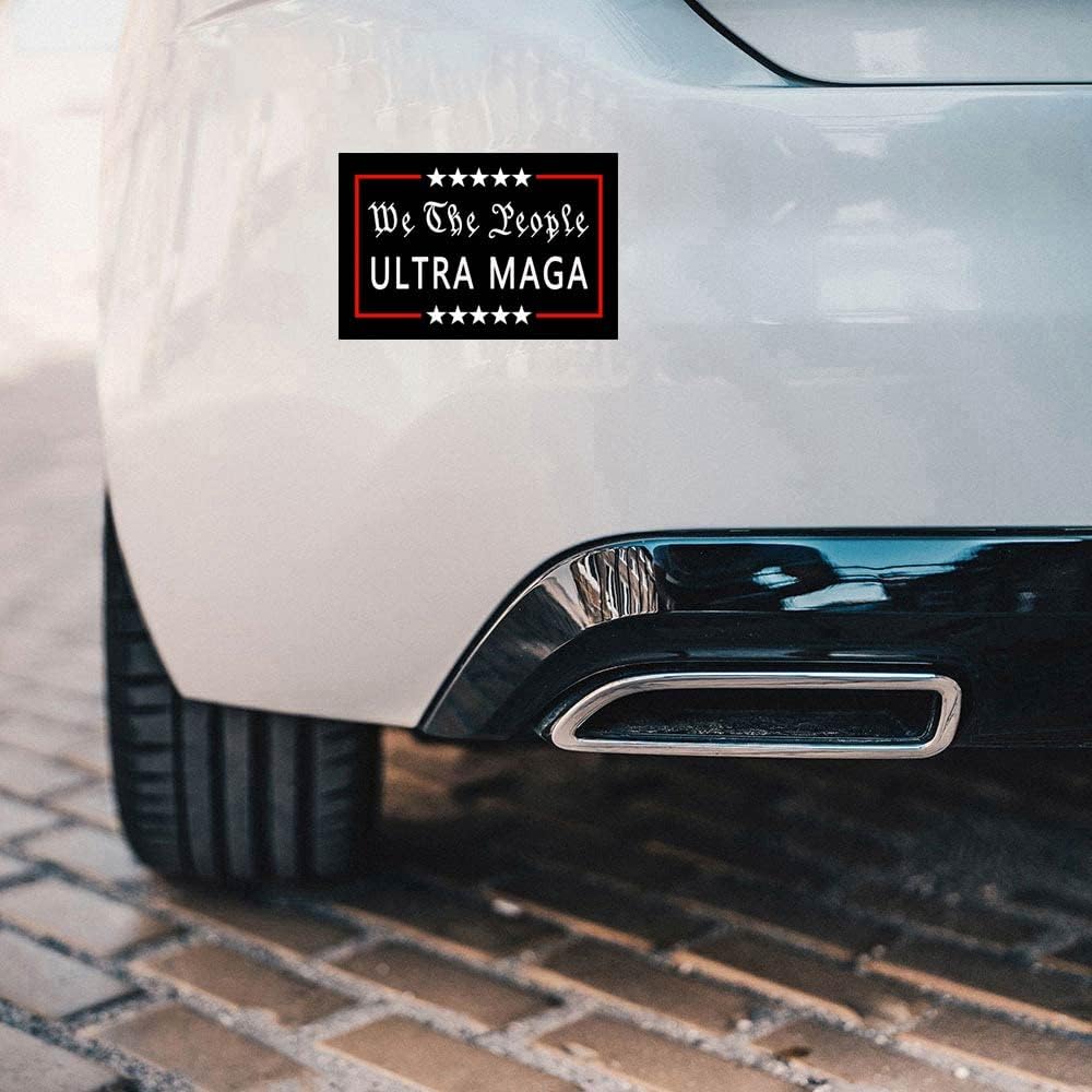 10 Pack We The People Ultra MAGA Anti Biden Stickers Laptop Bumper Decal Window Waterproof Car Stickers