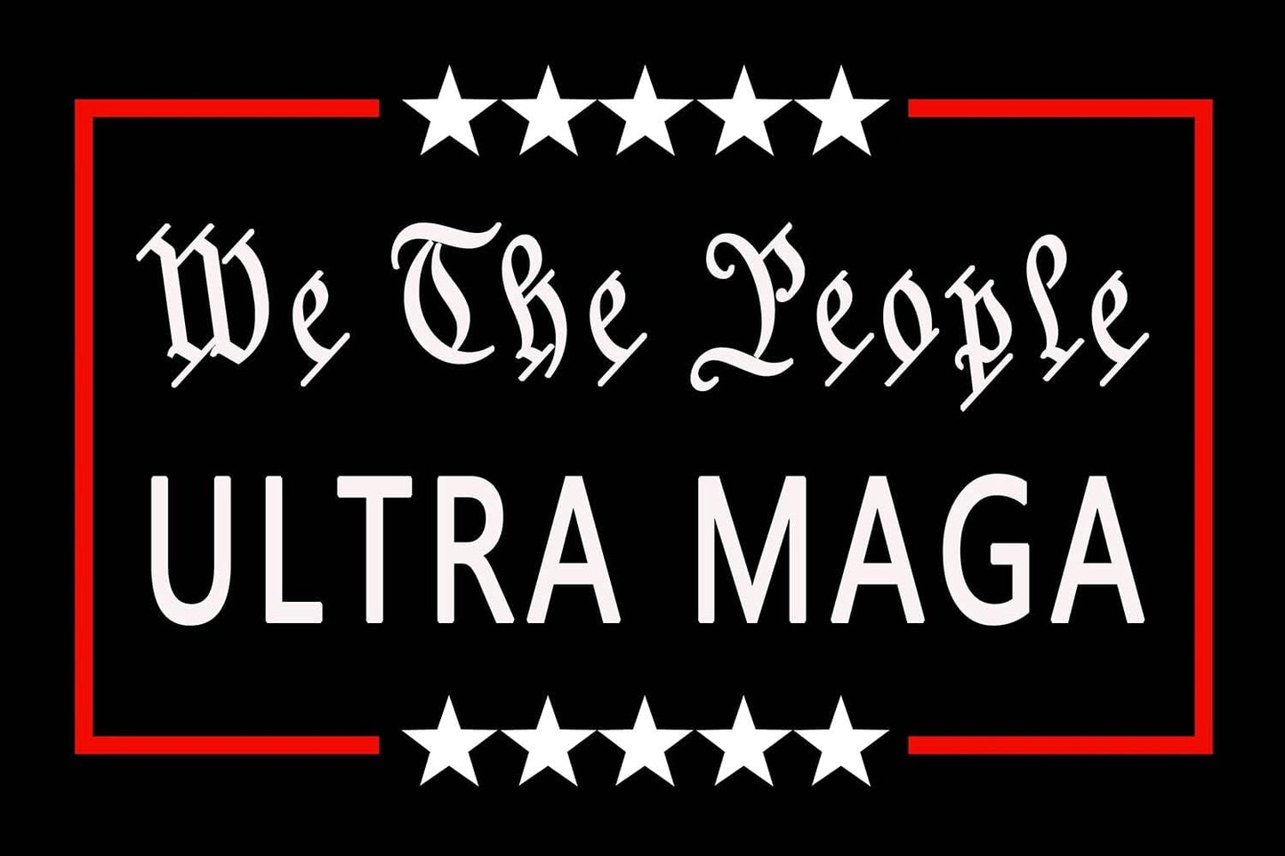 10 Pack We The People Ultra MAGA Anti Biden Stickers Laptop Bumper Decal Window Waterproof Car Stickers