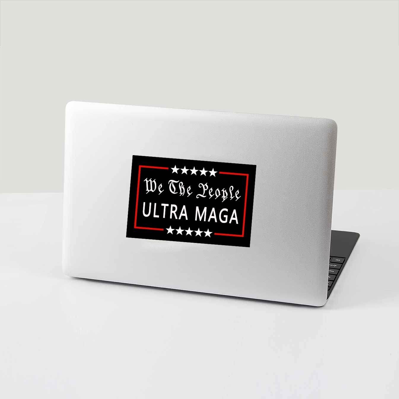 10 Pack We The People Ultra MAGA Anti Biden Stickers Laptop Bumper Decal Window Waterproof Car Stickers
