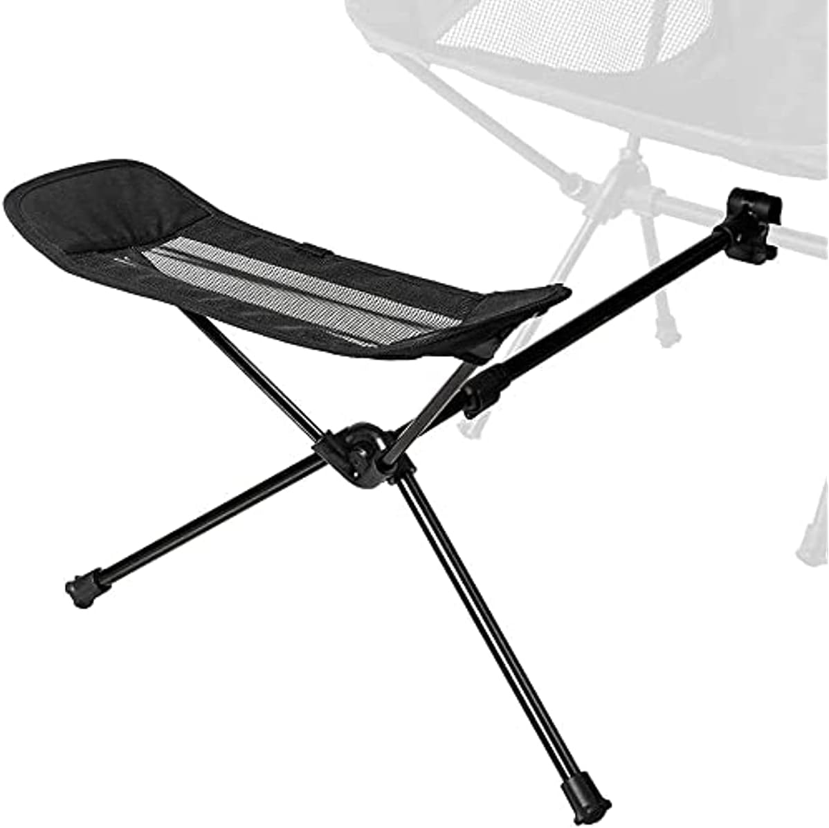 Universal Camping Chair Foot Rest Ottoman Folding Attachable Leg Rest Recliner Lazy Retractable Accessories for Retractable Stool Hammock Beach Chair