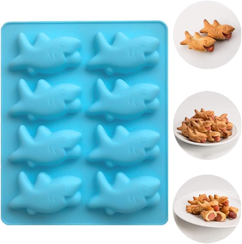Shark Pigs In A Blanket Mold Shark Bites or Pigs in A Blanket Silicone Molds
